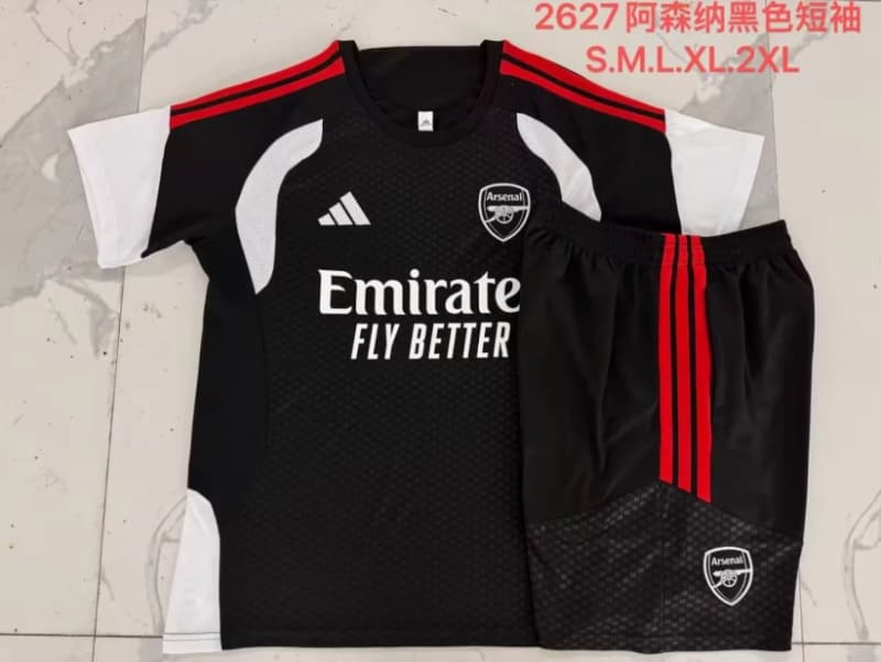 AAA Quality Arsenal 25/26 Black Soccer Training Sets 03