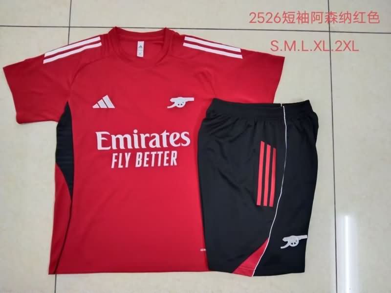 AAA Quality Arsenal 25/26 Red Soccer Training Sets 02
