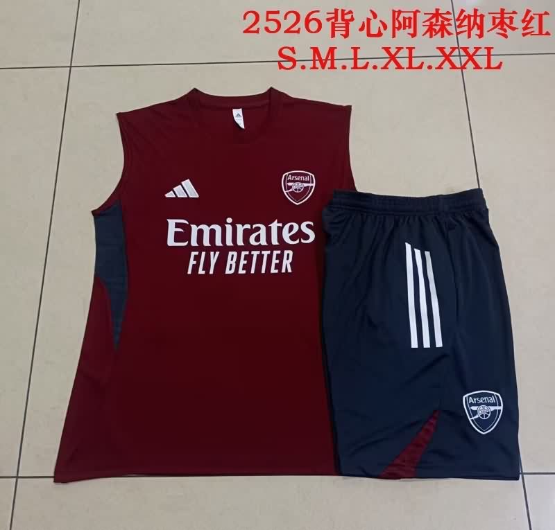 AAA Quality Arsenal 25/26 Red Soccer Training Sets 05
