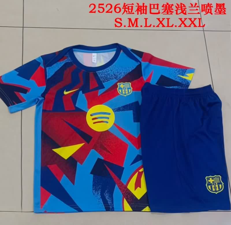 AAA Quality Barcelona 25/26 Blue Red Soccer Training Sets