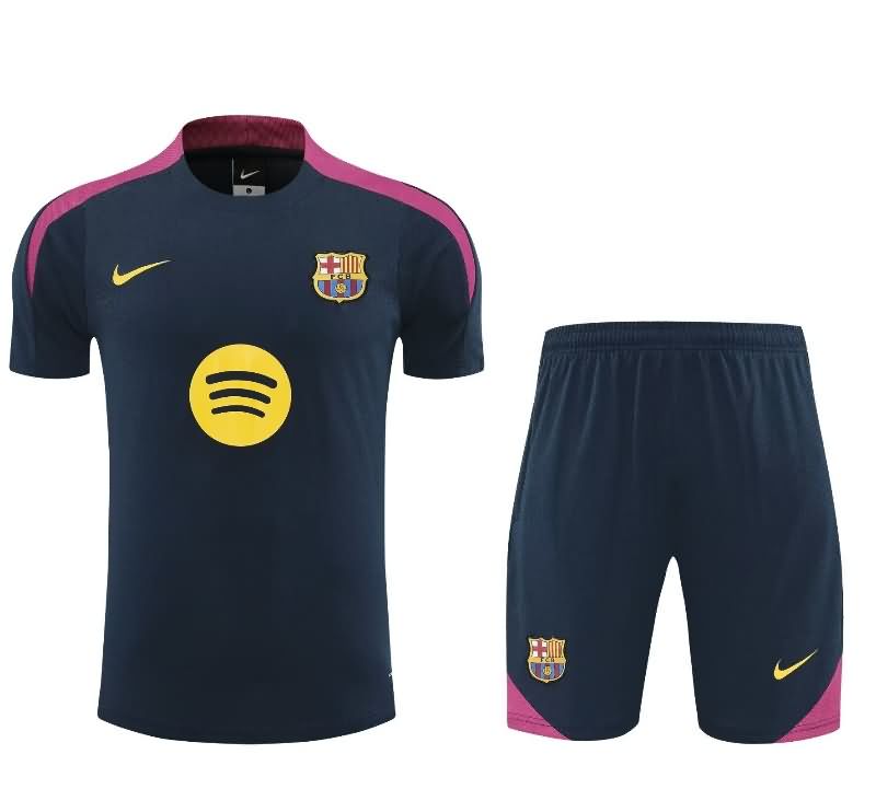 AAA Quality Barcelona 25/26 Dark Blue Soccer Training Sets