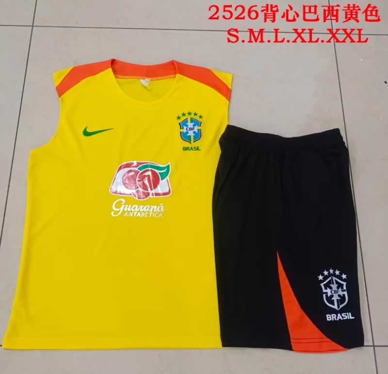 AAA Quality Brazil 2025 Yellow Soccer Training Sets 02