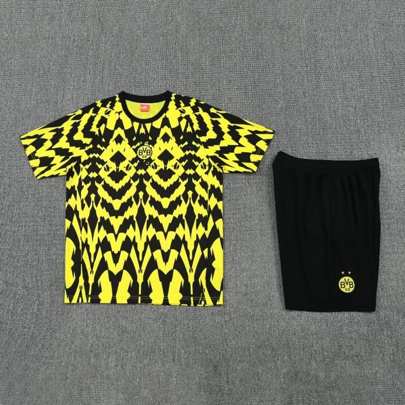 AAA Quality Dortmund 25/26 Yellow Soccer Training Sets 02