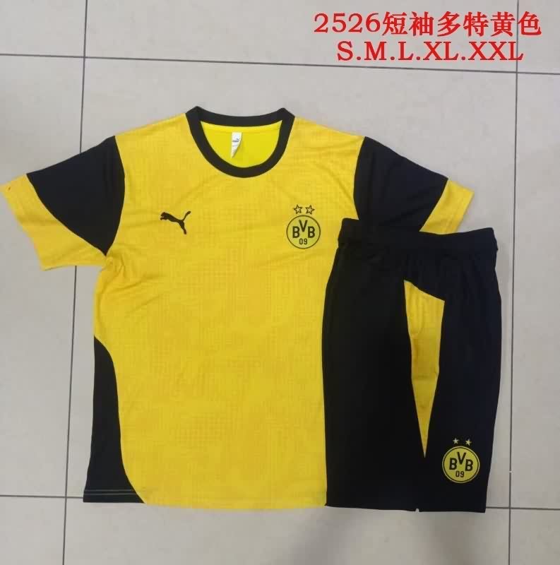 AAA Quality Dortmund 25/26 Yellow Soccer Training Sets 03  AAA Quality Dortmund 25/26 Yellow Soccer Training Sets 03