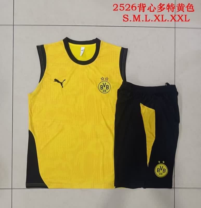 AAA Quality Dortmund 25/26 Yellow Soccer Training Sets 04  AAA Quality Dortmund 25/26 Yellow Soccer Training Sets 04