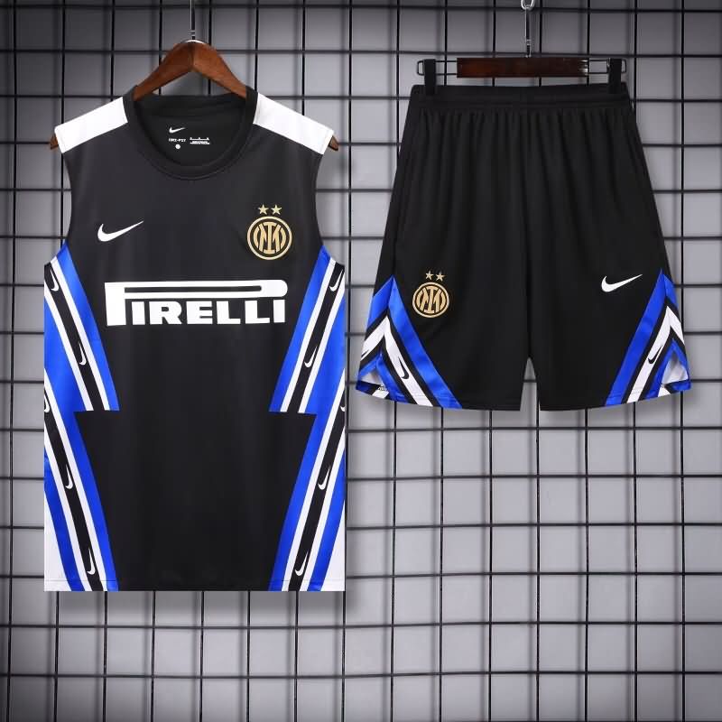 AAA Quality Inter Milan 25/26 Black Soccer Training Sets 03