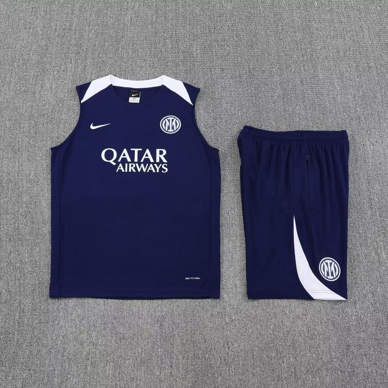 AAA Quality Inter Milan 25/26 Dark Blue Soccer Training Sets 02