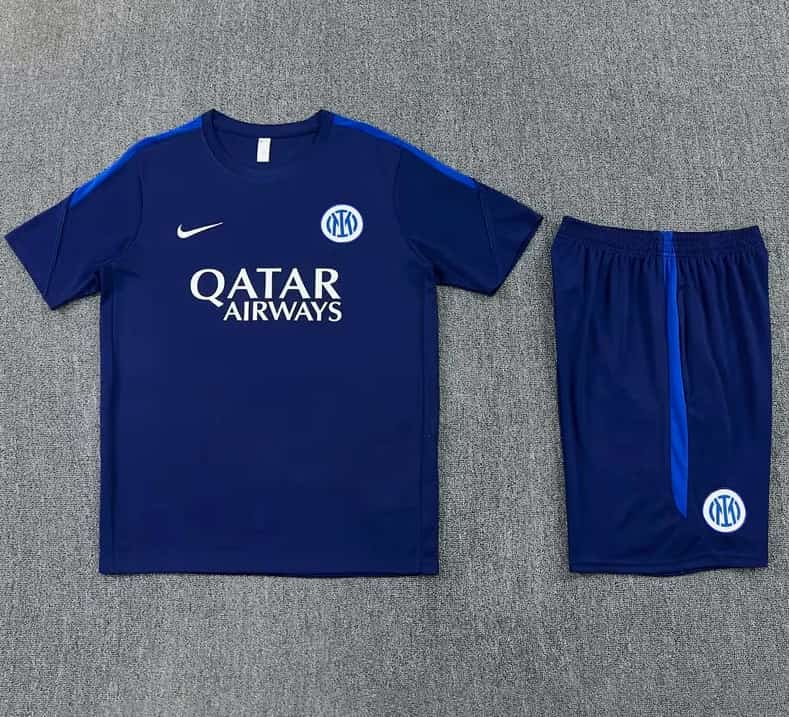 AAA Quality Inter Milan 25/26 Dark Blue Soccer Training Sets 03