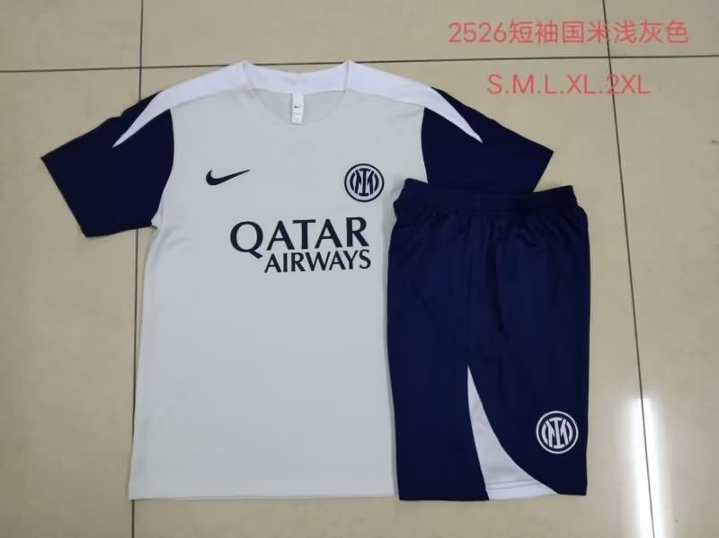 AAA Quality Inter Milan 25/26 Grey Soccer Training Sets 02