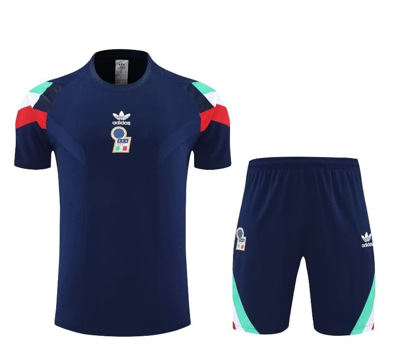 AAA Quality Italy 2025 Dark Blue Soccer Training Sets