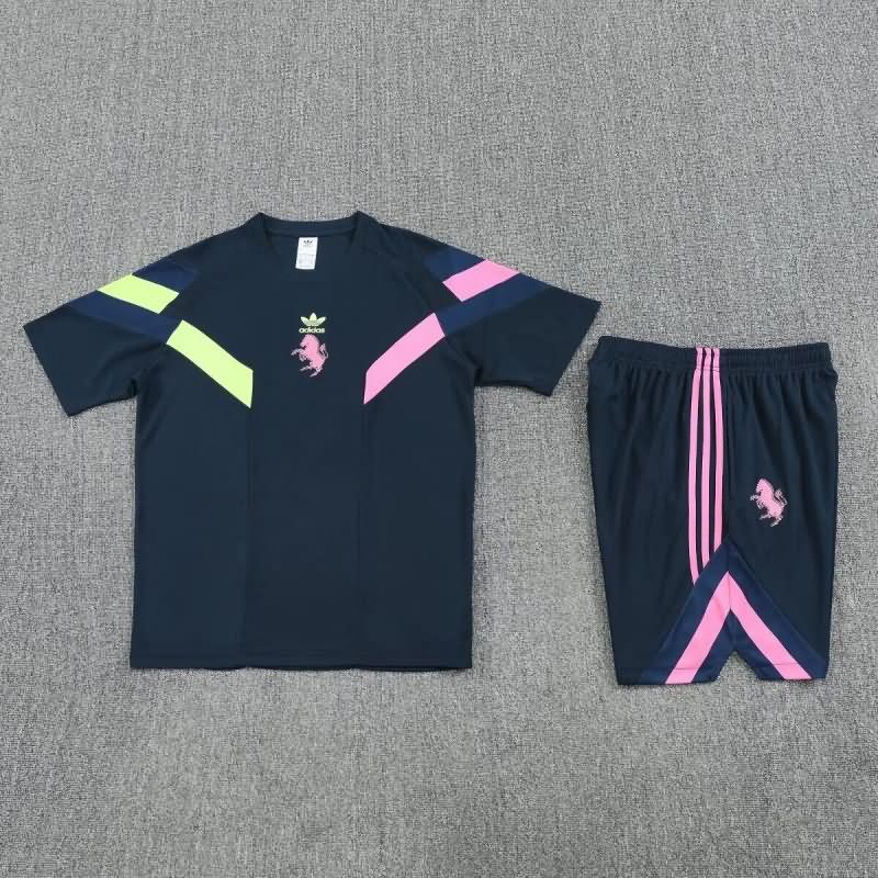 AAA Quality Juventus 25/26 Dark Blue Soccer Training Sets