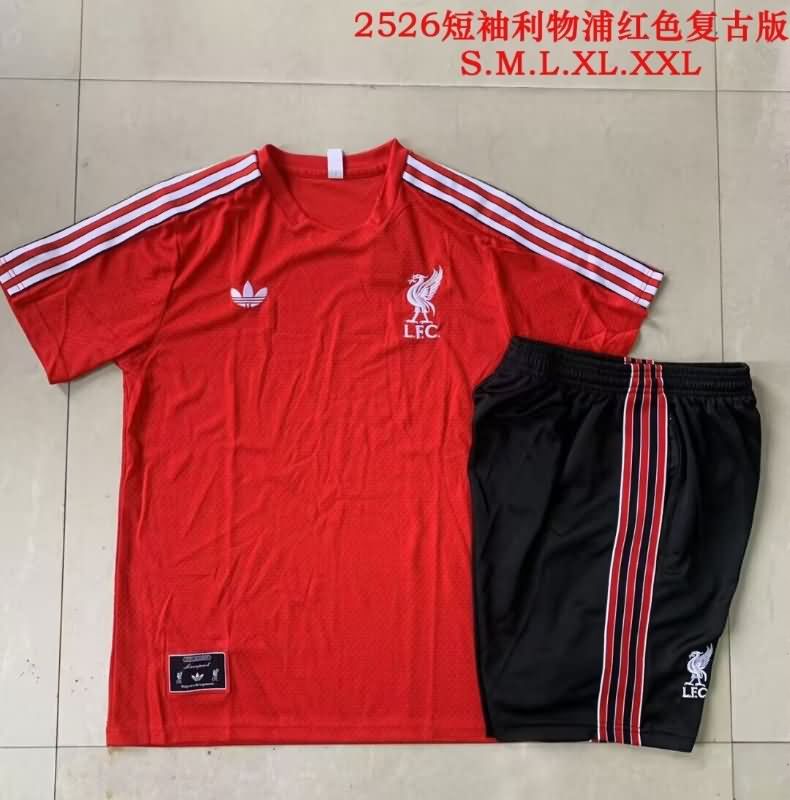 AAA Quality Liverpool 25/26 Red Soccer Training Sets