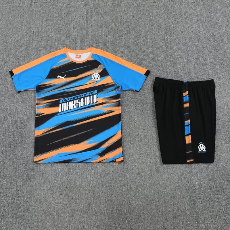 AAA Quality Marseilles 25/26 Blue Soccer Training Sets
