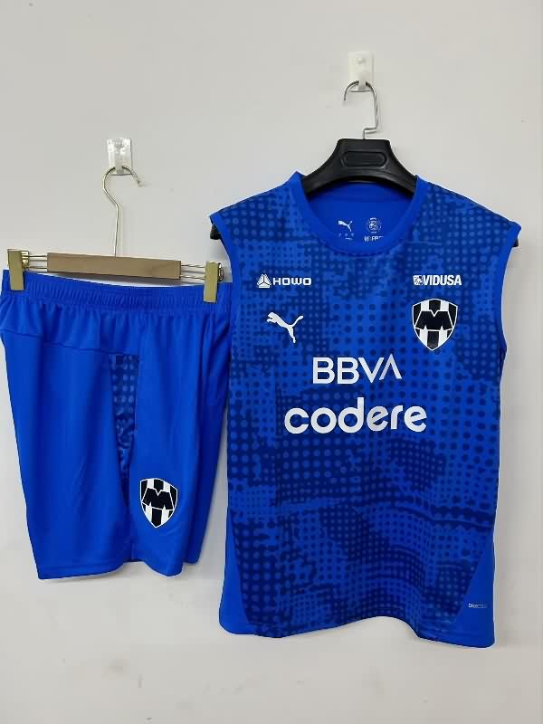 AAA Quality Monterrey 25/26 Blue Soccer Training Sets 02