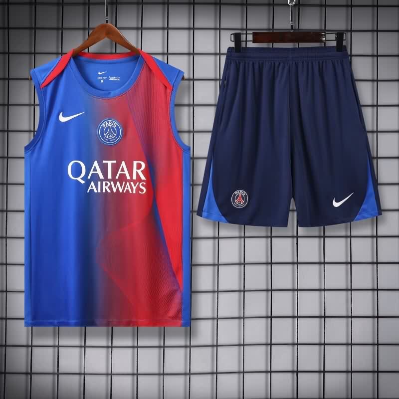 AAA Quality Paris St German 25/26 Blue Soccer Training Sets