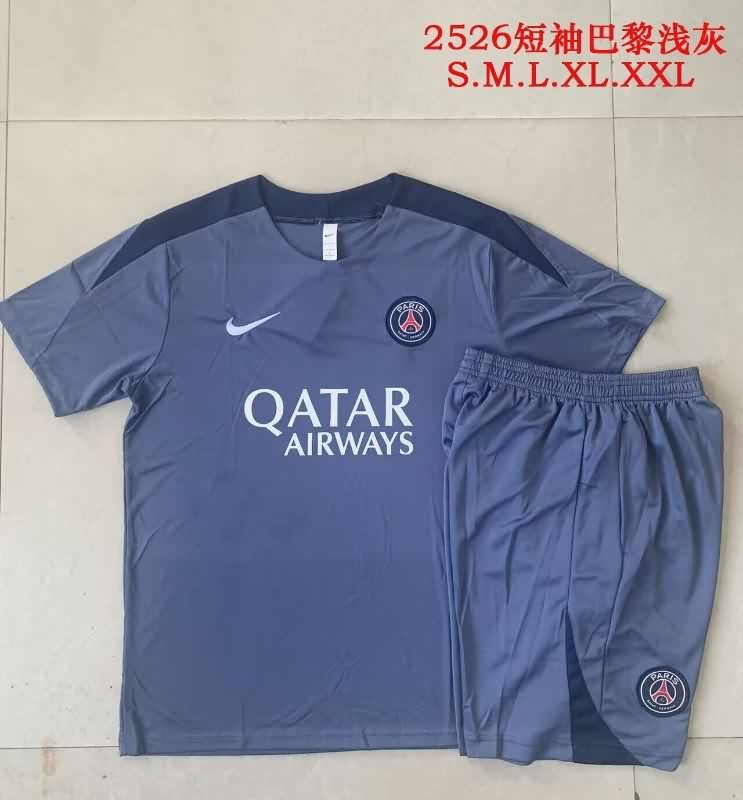 AAA Quality Paris St German 25/26 Grey Soccer Training Sets