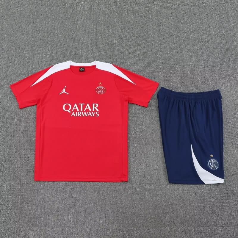 AAA Quality Paris St German 25/26 Red Soccer Training Sets