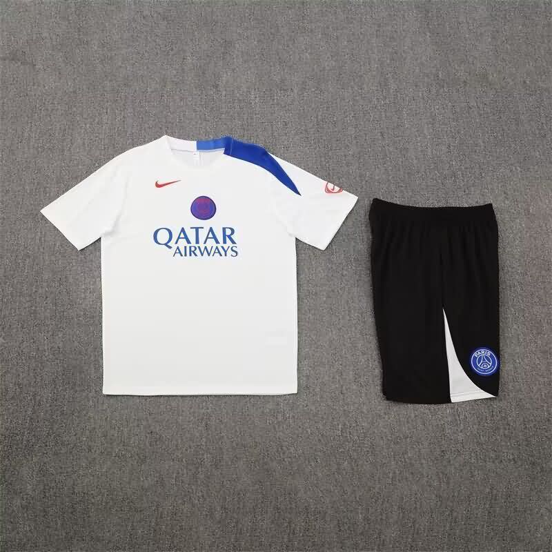 AAA Quality Paris St German 25/26 White Soccer Training Sets