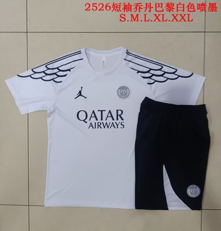 AAA Quality Paris St German 25/26 White Soccer Training Sets 03