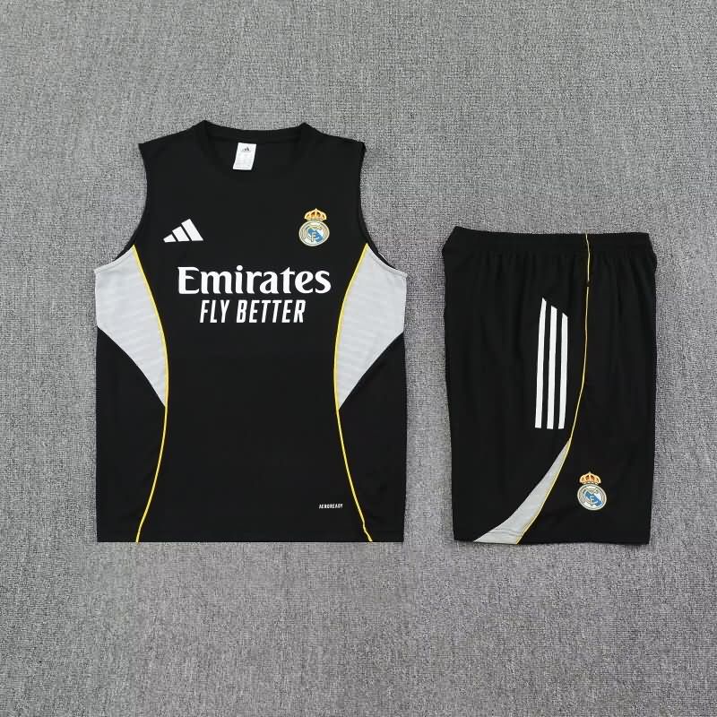 AAA Quality Real Madrid 25/26 Black Soccer Training Sets