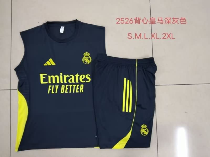 AAA Quality Real Madrid 25/26 Dark Blue Soccer Training Sets