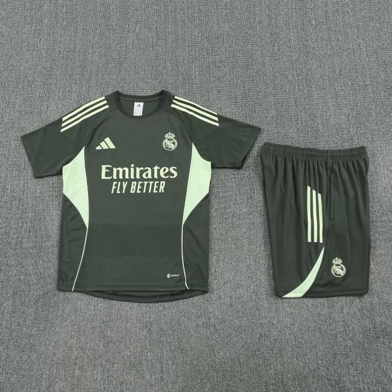 AAA Quality Real Madrid 25/26 Dark Green Soccer Training Sets