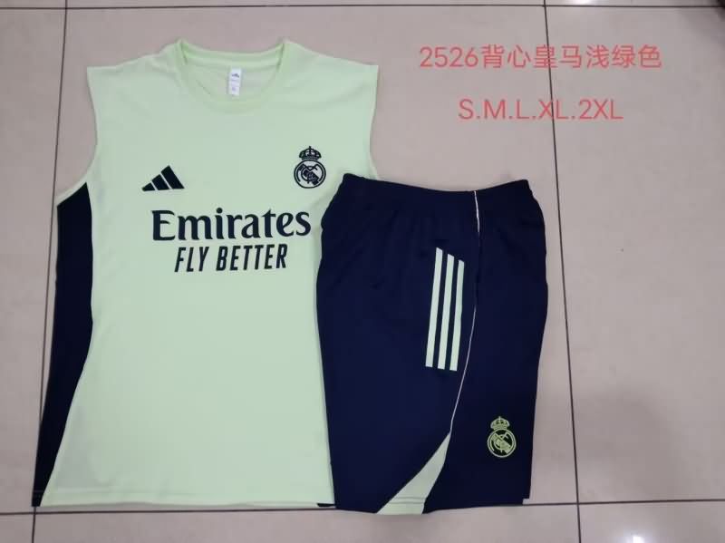 AAA Quality Real Madrid 25/26 Green Soccer Training Sets