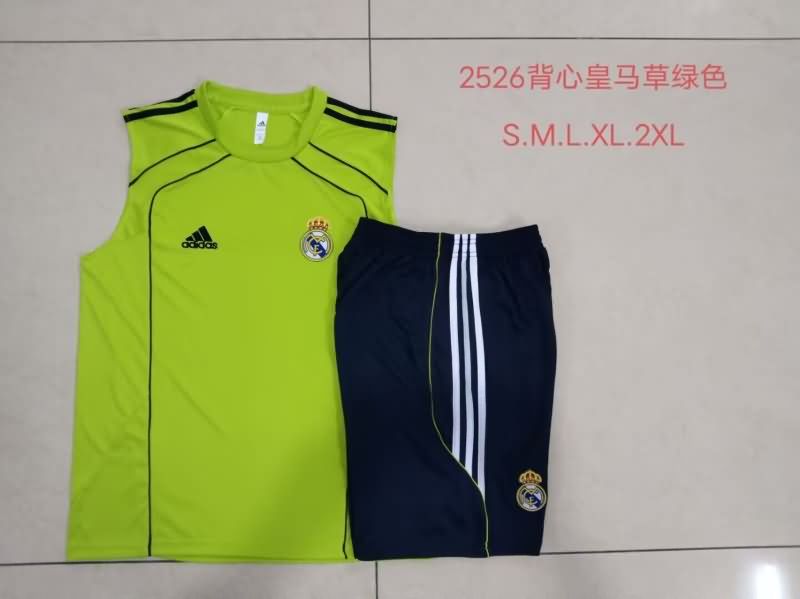 AAA Quality Real Madrid 25/26 Green Soccer Training Sets 02