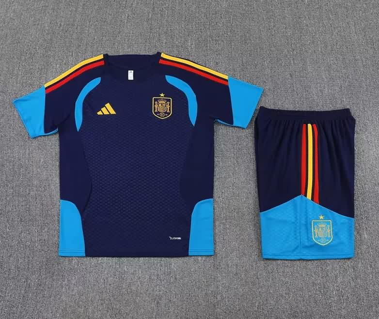 AAA Quality Spain 2026 Dark Blue Soccer Training Sets