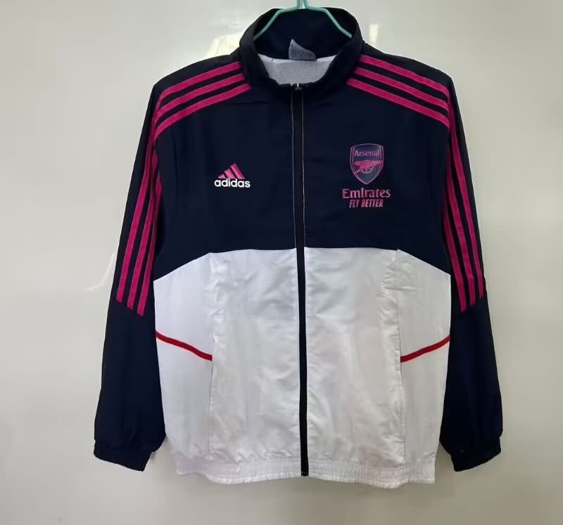 AAA Quality Arsenal 25/26 Dark Blue Soccer Windbreaker