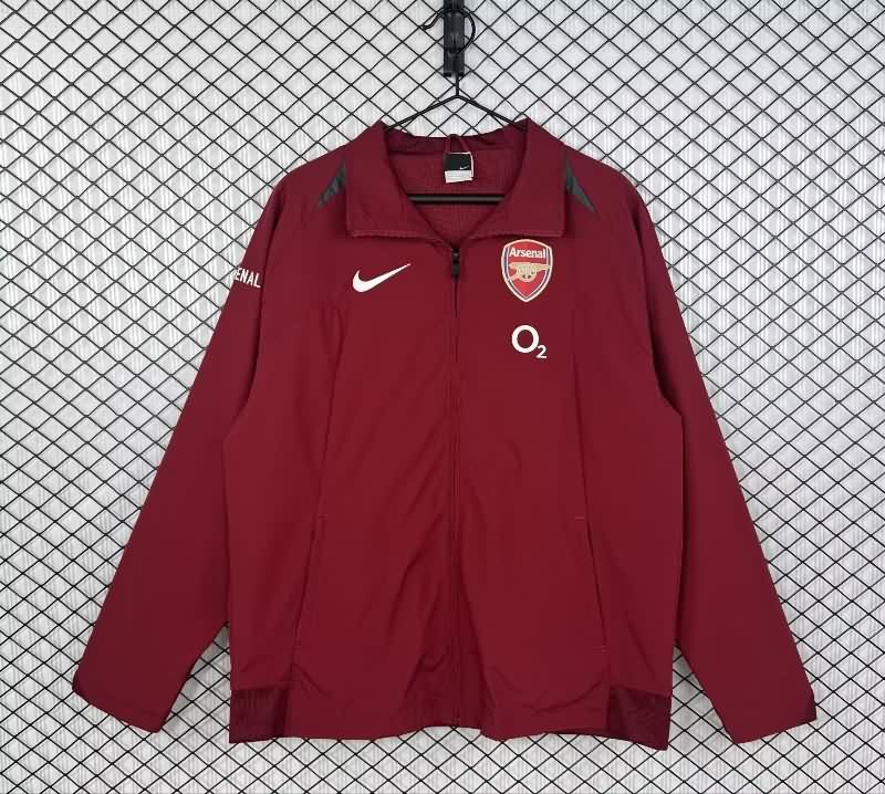 AAA Quality Arsenal 25/26 Red Soccer Windbreaker 02