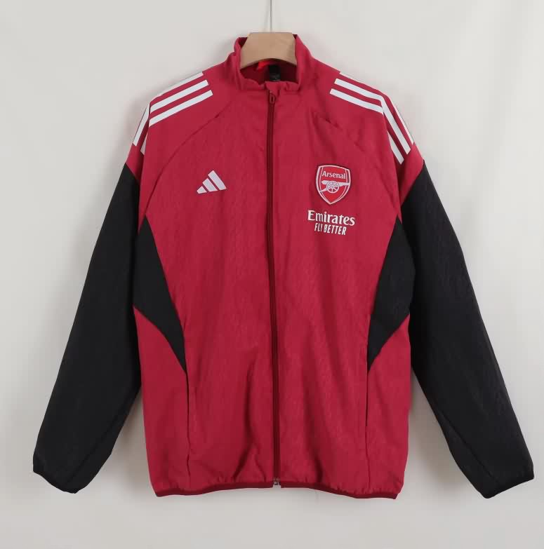 AAA Quality Arsenal 25/26 Red Soccer Windbreaker 05