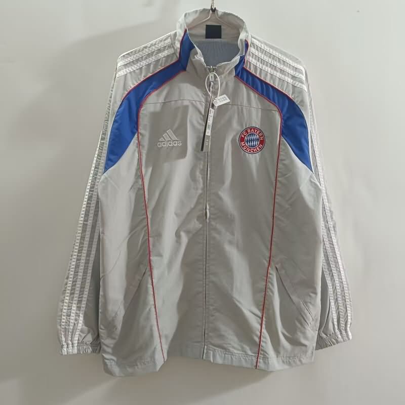 AAA Quality Bayern Munich 25/26 Grey Soccer Windbreaker AAA Quality Bayern Munich 25/26 Grey Soccer Windbreaker