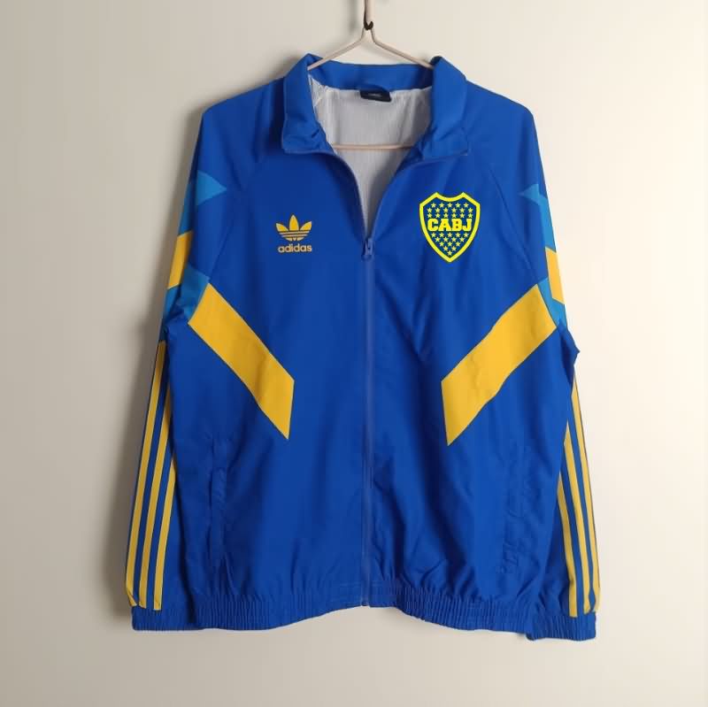AAA Quality Boca Juniors 25/26 Blue Soccer Windbreaker