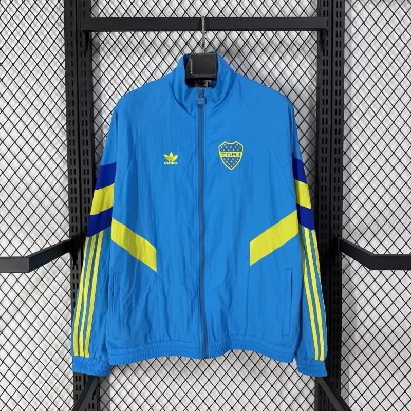 AAA Quality Boca Juniors 25/26 Blue Soccer Windbreaker 02