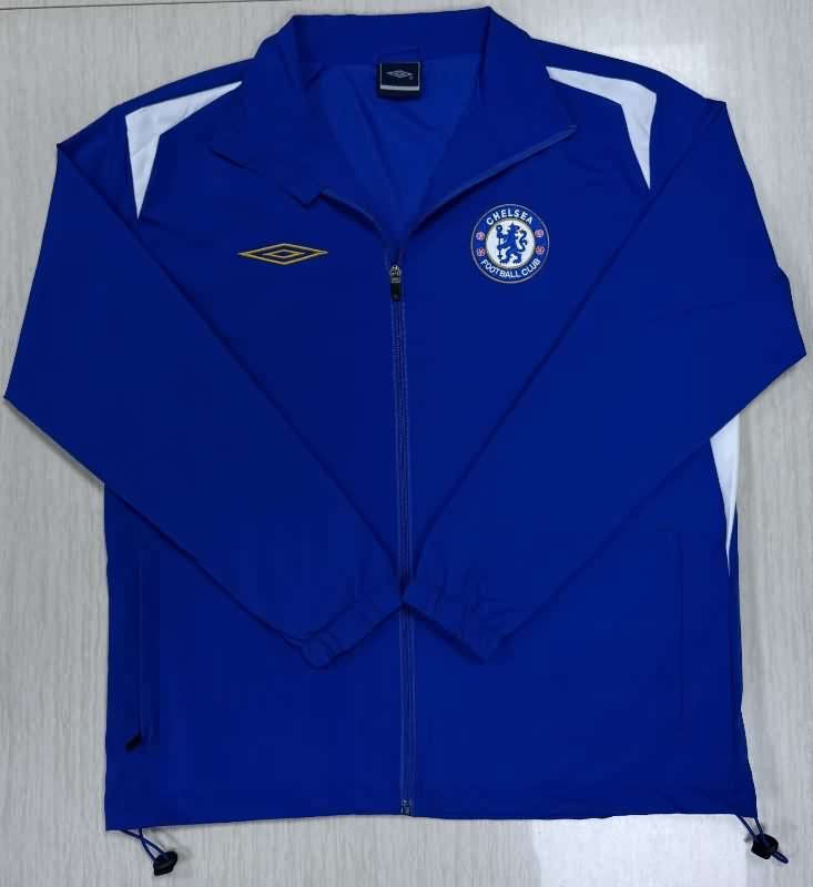 AAA Quality Chelsea 25/26 Blue Soccer Windbreaker