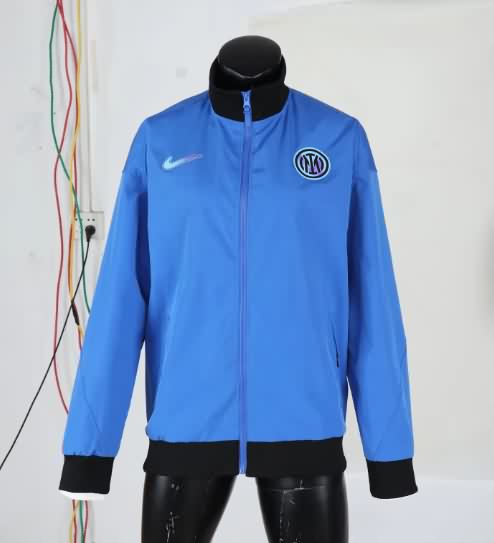 AAA Quality Inter Milan 25/26 Blue Soccer Windbreaker
