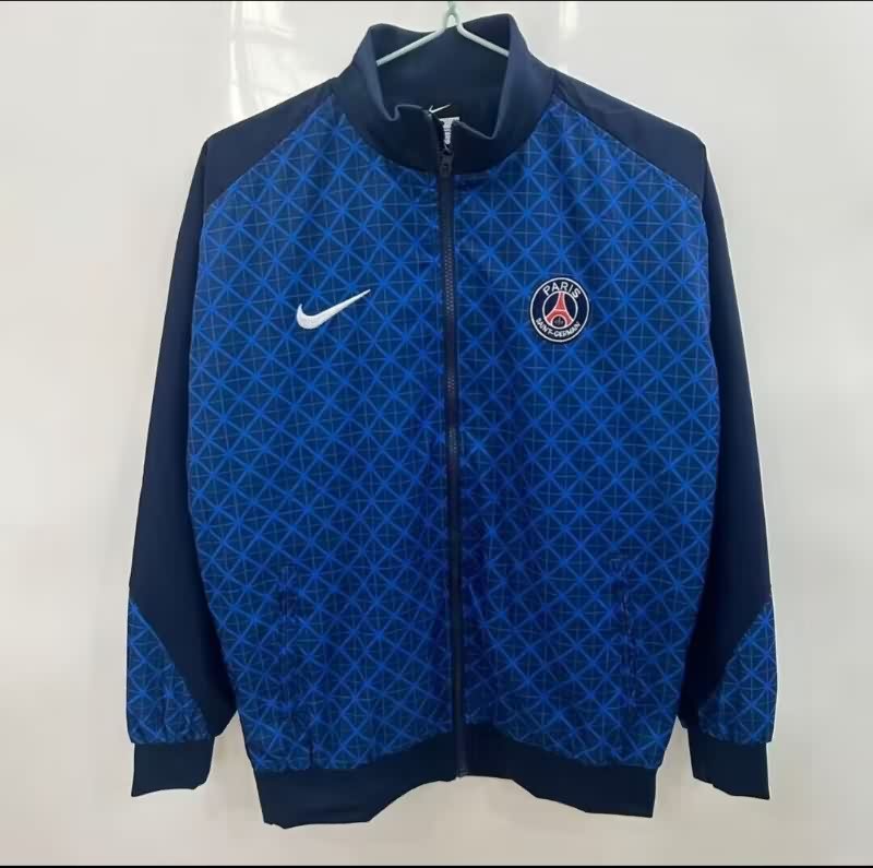 AAA Quality Paris St German 25/26 Dark Blue Soccer Windbreaker
