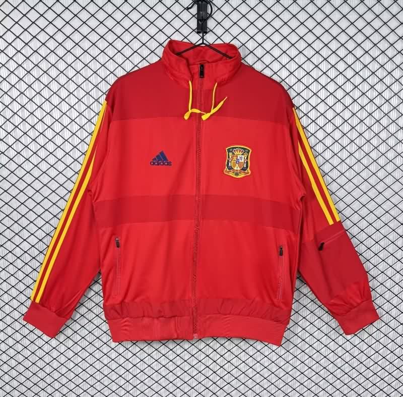 AAA Quality Spain 2026 Red Soccer Windbreaker