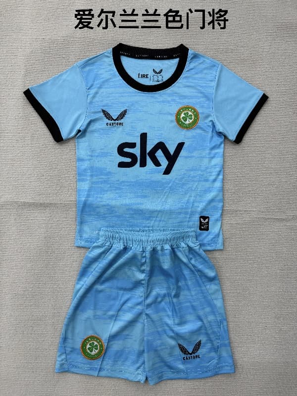 Ireland 2026 Goalkeeper Blue Soccer Jersey