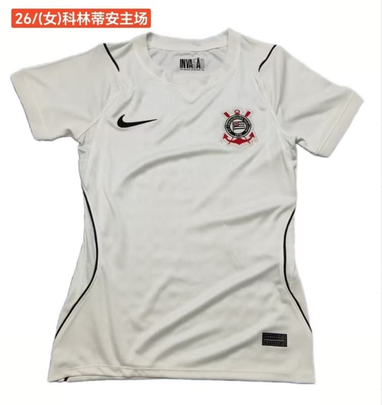 AAA Quality Corinthians 2026 Home Women Soccer Jersey