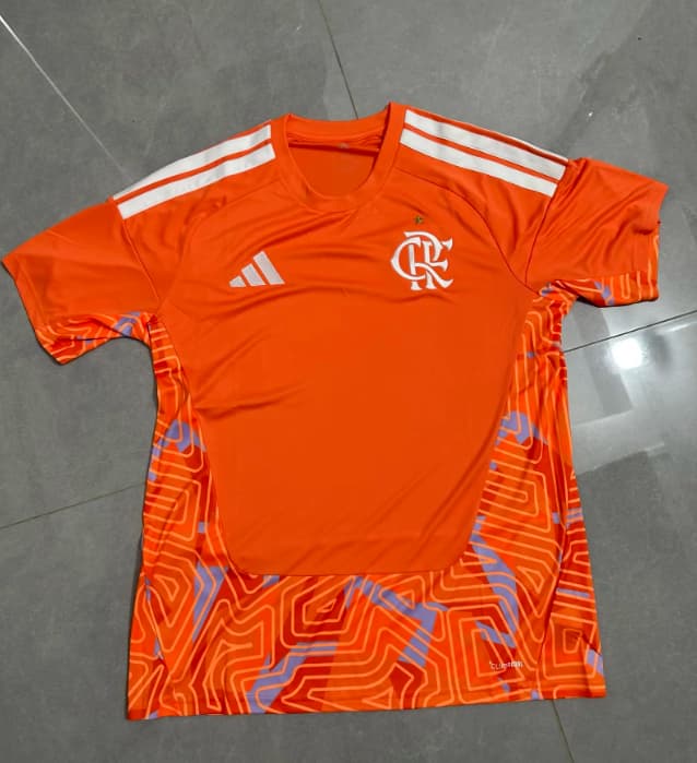 AAA Quality Flamengo 2026 Goalkeeper Orange Soccer Jersey