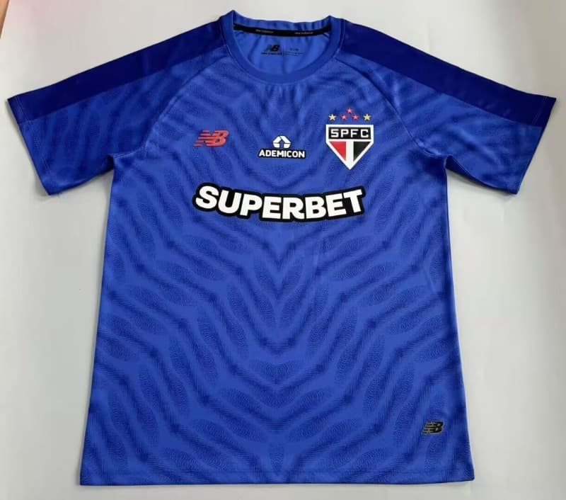 AAA Quality Sao Paulo 2026 Goalkeeper Blue Soccer Jersey