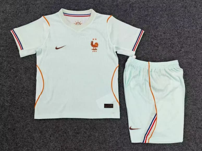 Kids France 2026 World Cup Away Soccer Jersey And Shorts (Player)