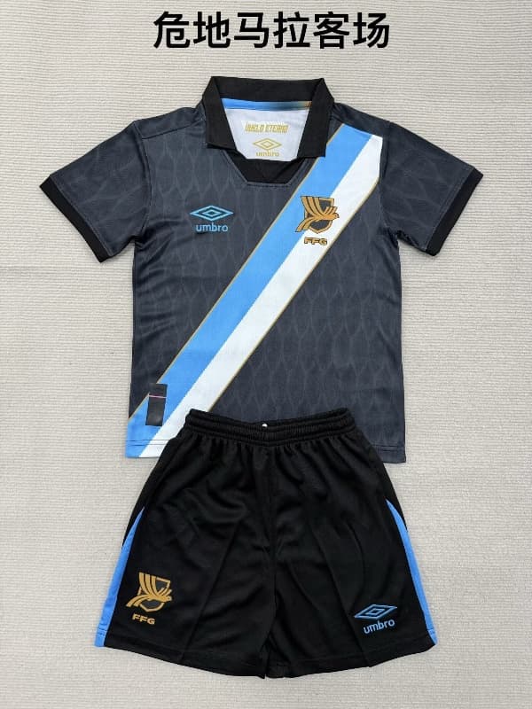 Kids Guatemala 2026 Away Soccer Jersey And Shorts