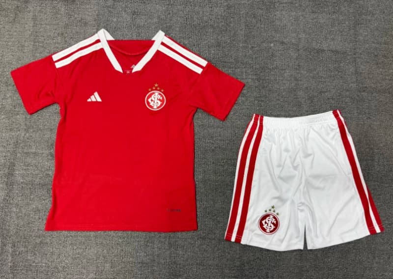 Kids Internacional 2026 Home Soccer Jersey And Shorts Kids Internacional 2026 Home Soccer Jersey And Shorts