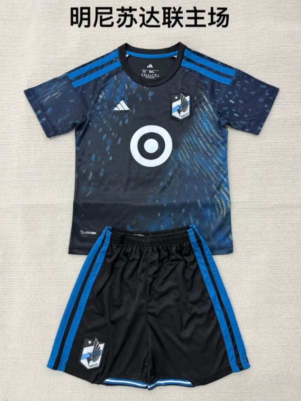 Kids Minnesota United 2026 Home Soccer Jersey And Shorts Kids Minnesota United 2026 Home Soccer Jersey And Shorts