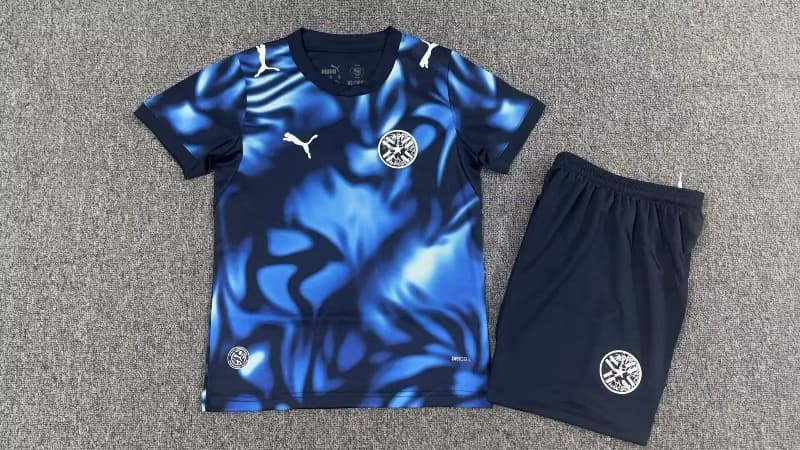 Kids Paraguay 2026 Away Soccer Jersey And Shorts