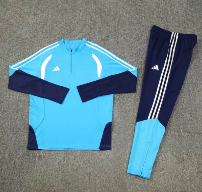 AAA Quality Adidas 2026 Blue Soccer Tracksuit