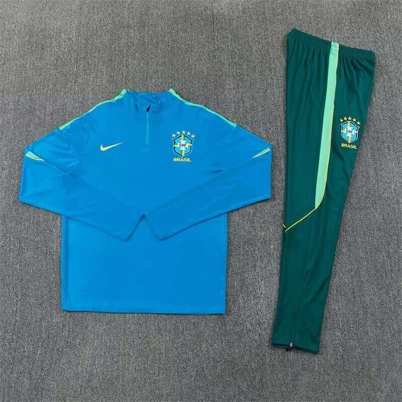 AAA Quality Brazil 2026 Blue Soccer Tracksuit